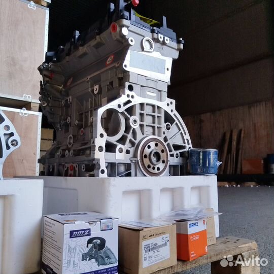 Двигатель на Kia Sorento Hyundai Santa Fe 2.4 G4KE