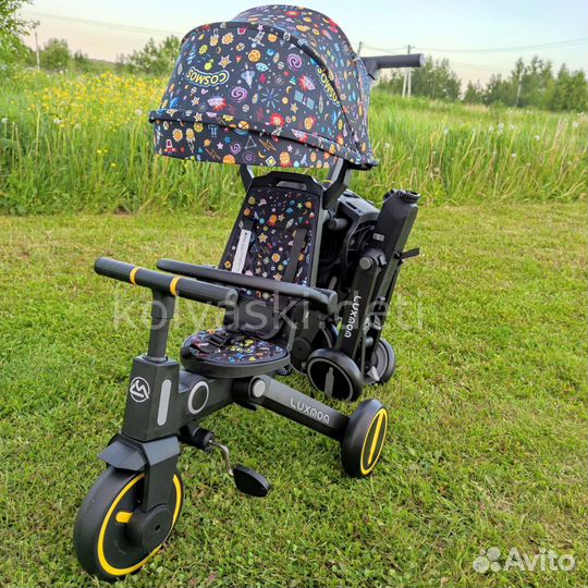 Детский складной велосипед Luxmom 368 космос