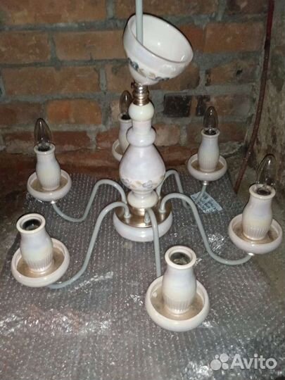 Люстра фарфоровая СССР