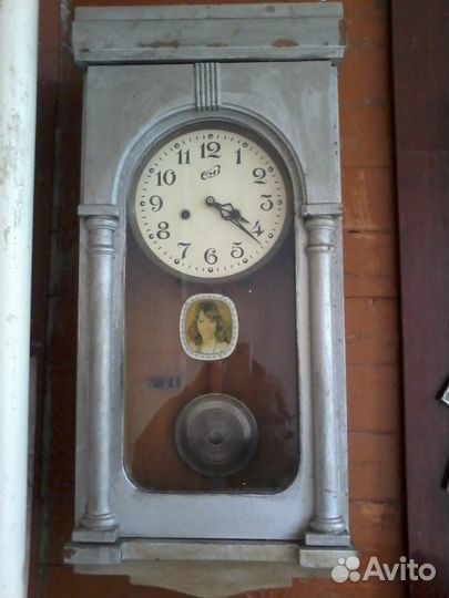 Часы старинные настенные с боем