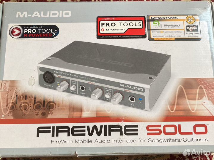 Звуковая карта m-audio firewire solo