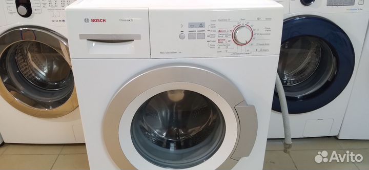 Стиральная машина бу Bosch узкая на гарантии