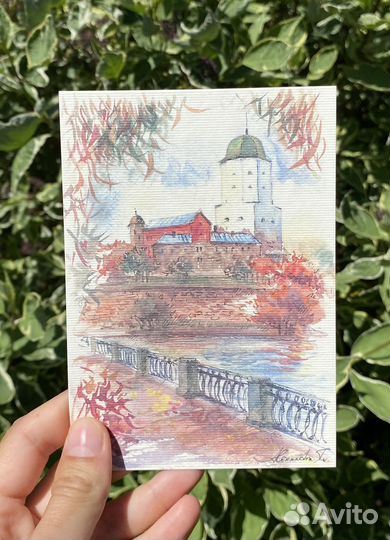 Открытки Выборг набор 4 шт