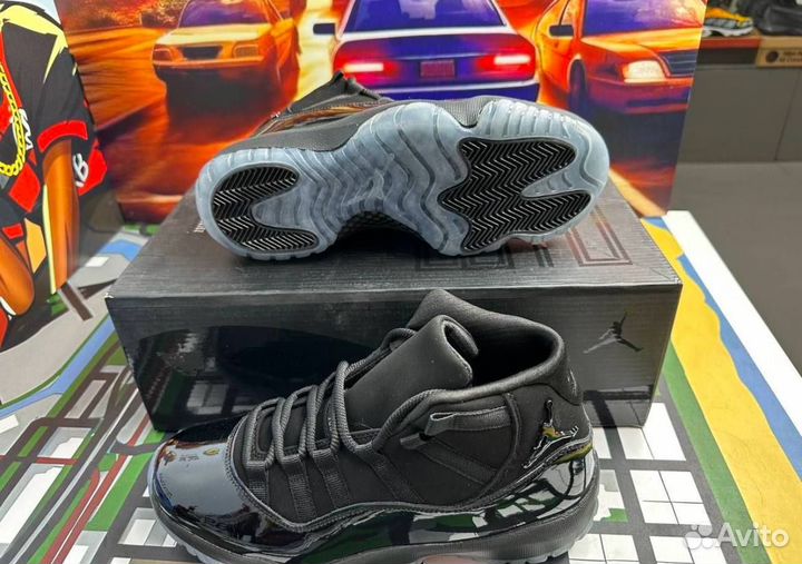Кроссовки nike air jordan 11 black diablo 41-45
