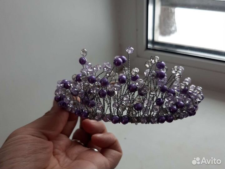 Ободок для волос ручной работы