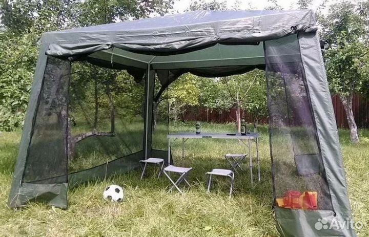 Палатка шатер кухня 320х320х245 см Новая