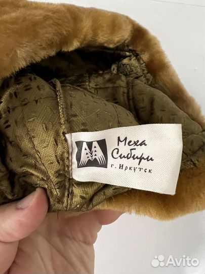 Шапка женская-берет мутоновый