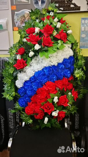 Венки ритуальные. Траурные ленты