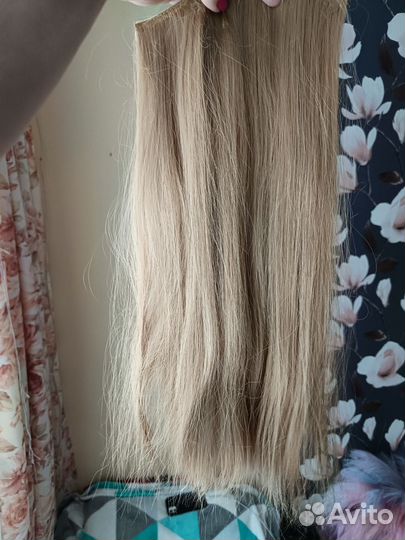Волосы пряди на заколках искусственные