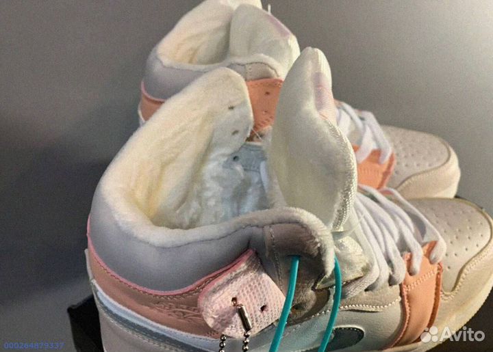 Кроссовки Nike Air Jordan тёплые (Арт.78474)