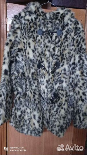 Шуба, мех исскуственный размер 50