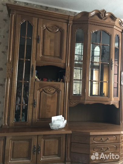 Стенка из массива дуба