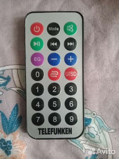 Пульт ду для Bluetooth колонки telefunken