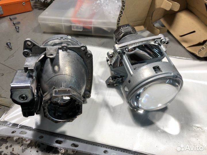 Линзы фар e70 x5 bmw