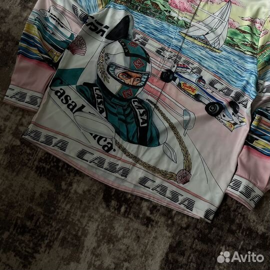 Рубашка casablanca Silk Art of Racing Shirt