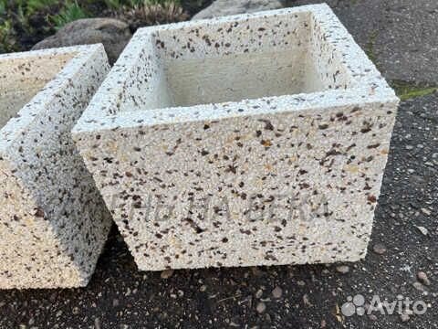 Вазон уличный бетонный