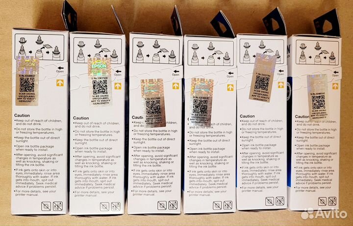 Набор чернил epson 673