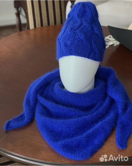 Комплект шапка и снуд женский