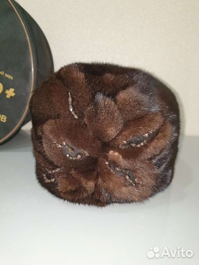 Шапка норковая женская