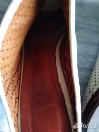 Кожаные сабо 38 размер