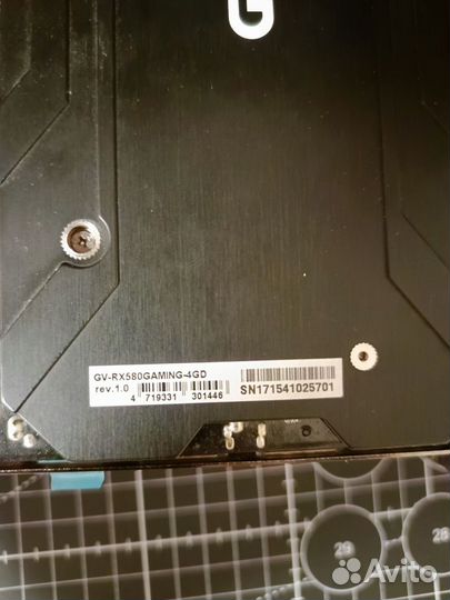 Видеокарта rx580 4gb