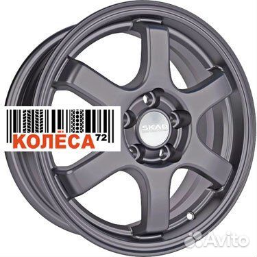 Skad Киото 6x15 4x100 ET46 Dia54.1 Graphite