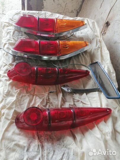 Комплект новых задних фанарей на «Москвич-408»