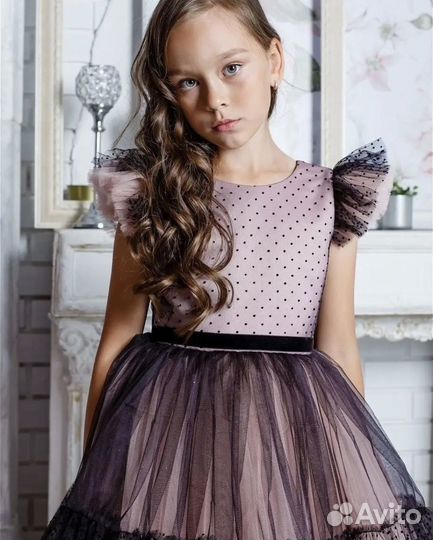 Вечернее платье для девочки 140 см