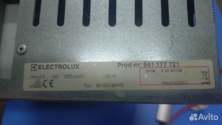 Электрогриль встраиваемый AEG Electrolux FM4500GR