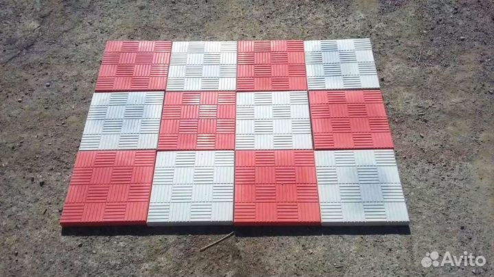 Тротуарная плитка 300х300 Мелкий паркет с завода