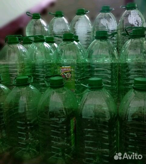 Бутылки пластиковые 5л. 5 шт
