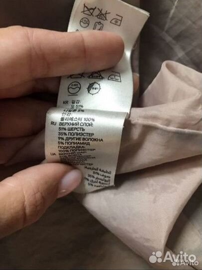 Пальто шерстяное H&M