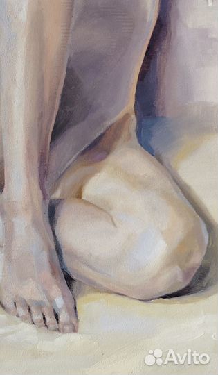 Картина маслом Утомленная солнцем Девушка Женщина