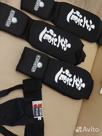 Экипировка для Кудо. Защита голени стопы