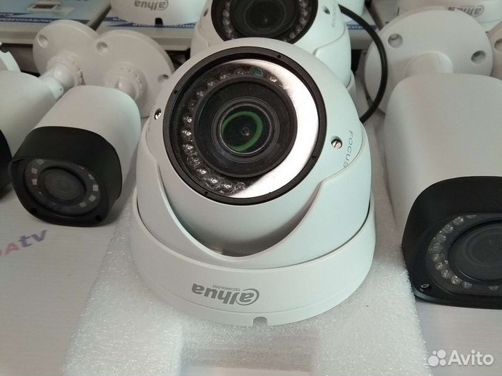 Комплект видеонаблюдения 18 камер IP с микрофоном