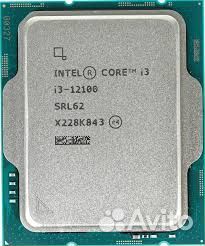 Intel core i3 12100 с видео ядром