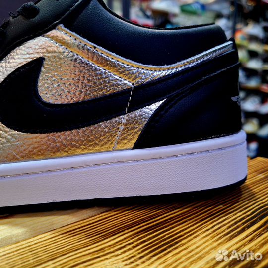 Кроссовки Air Jordan 1 Low Silver Toe