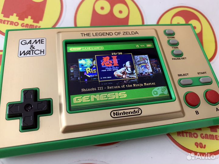 Nintendo Game & Watch Zelda (Оригинал + 93 Игры)