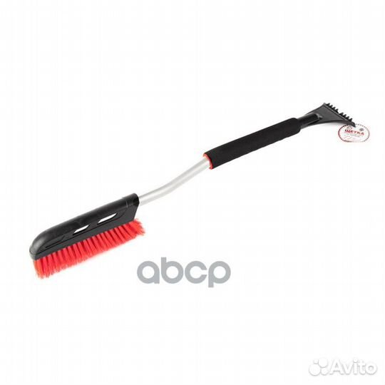 Щетка для очистки снега со скребком 77 см A0401