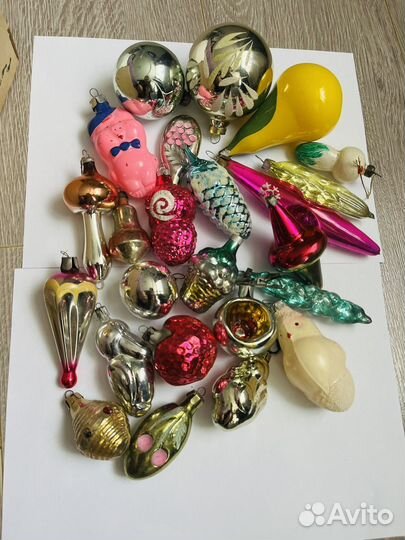 Елочные игрушки СССР