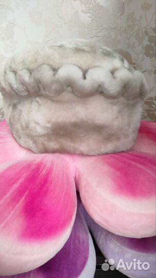 Мутоновая шапка женская