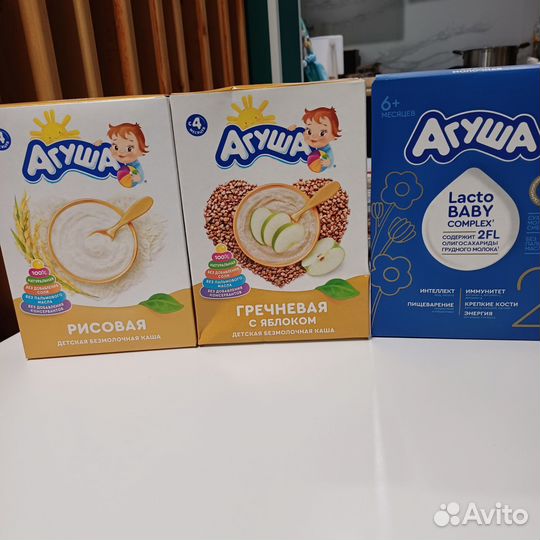 Сухая смесь агуша 2