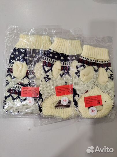 Свитер новогодний Новый для животных Куртка