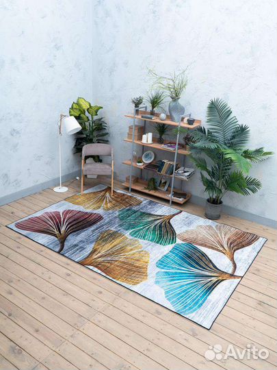 Ковер безворсовый бархатный