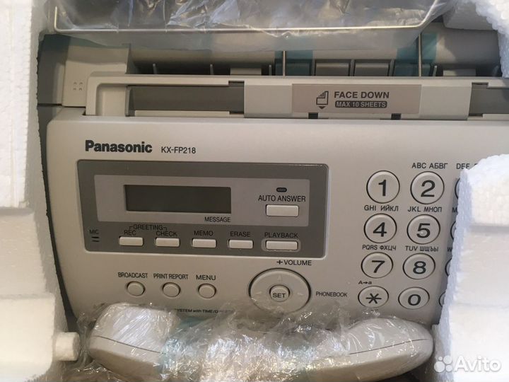 Факс Panasonic KX-FP218