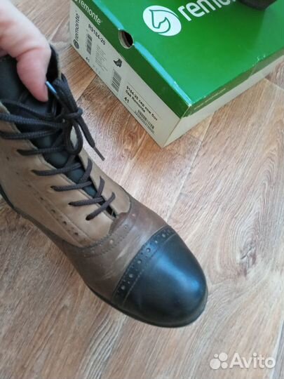 Ботинки женские демисезонные из натуральной кожи