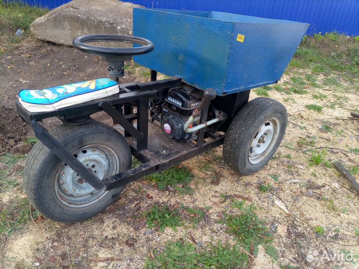 Тачка самоходная с мотором