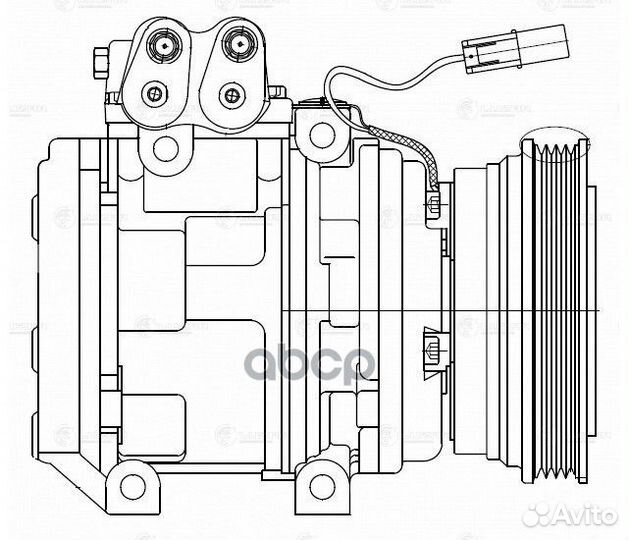 Компрессор кондиционера Hyundai Tucson (04) /Kia