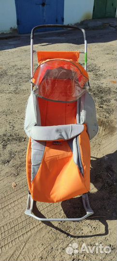 Санки коляска nika