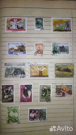 Марки СССР и других стран 1000шт